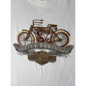 Harley-Davidson New York City Sleeveless Muscle T-Shirt White Vintage Mens M